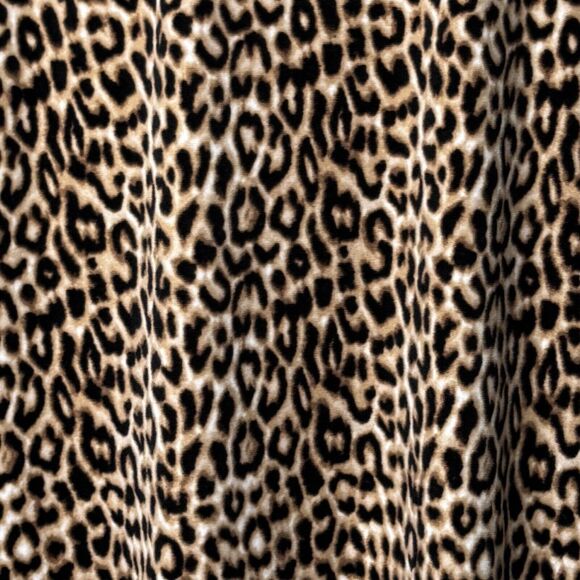 Betsey Johnson Nightgown Womens Medium Brown‎ Black Leopard Cheetah Sleep Shirt - Picture 7 of 10